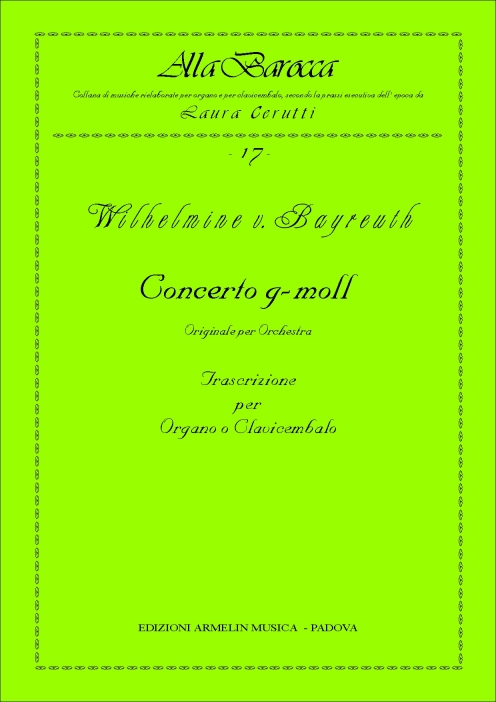 Armelin Musica Concerto in g-moll noty ověřené vydání