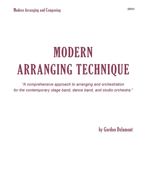 Kendor Music Modern Arranging Technique učebnice