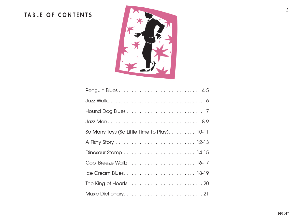 Faber Piano Adventures PreTime Piano Jazz & Blues noty začátečníci