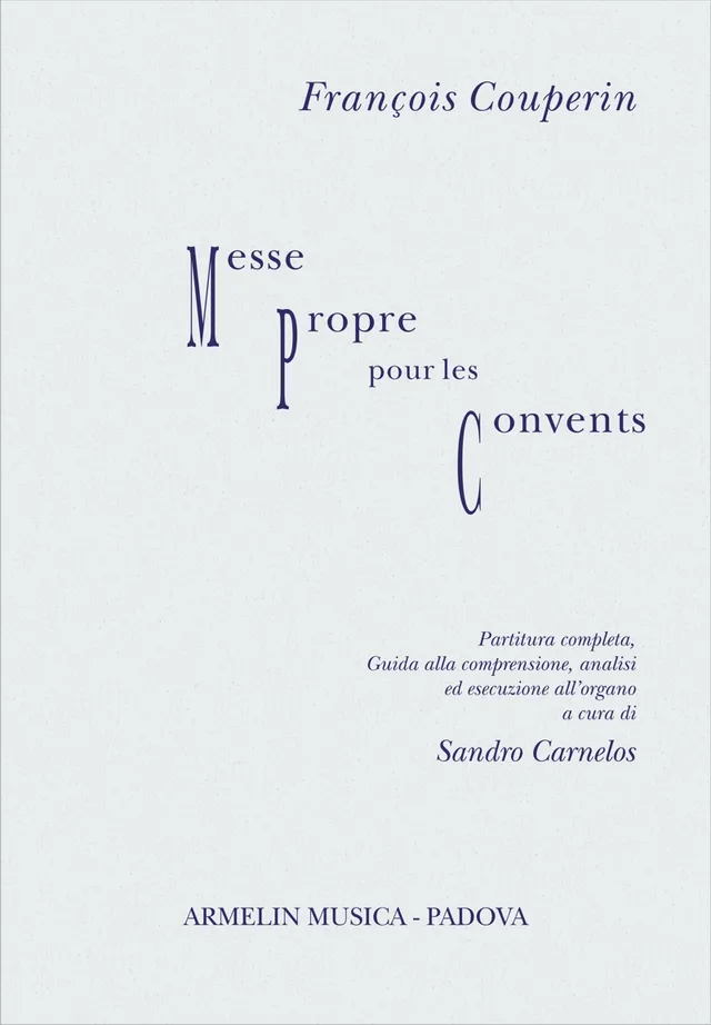 Armelin Musica Messe Propre Couperin partitura varhany