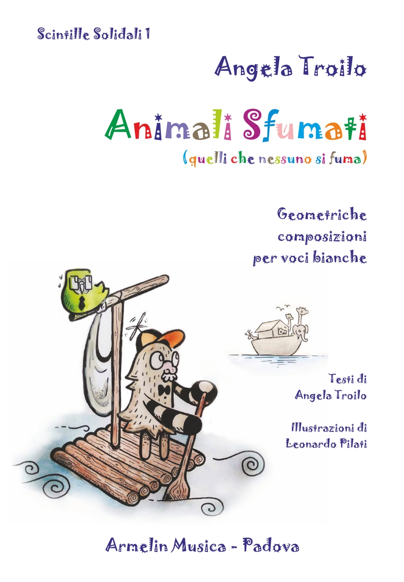 Armelin Musica Animali sfumati noty pro klavír pro děti