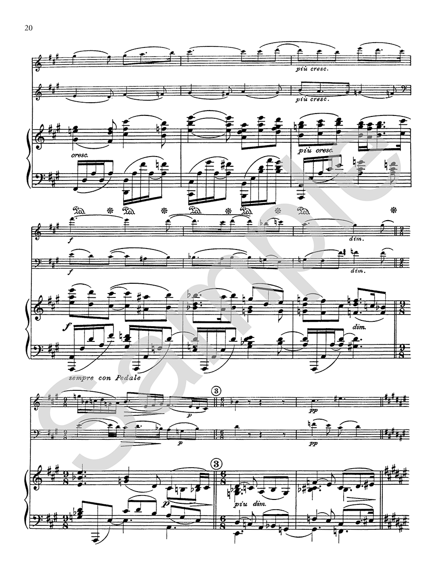 Hildegard Piano Trio Op. 150 noty housle violoncello klavír