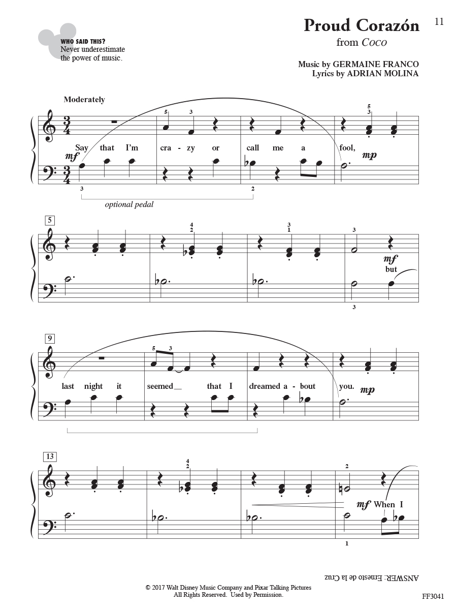 Faber Piano Adventures ShowTime Piano Disney noty level 2A