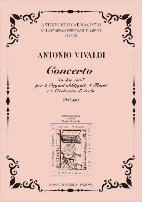 Armelin Musica Concerto In 2 Cori RV 585 partitura