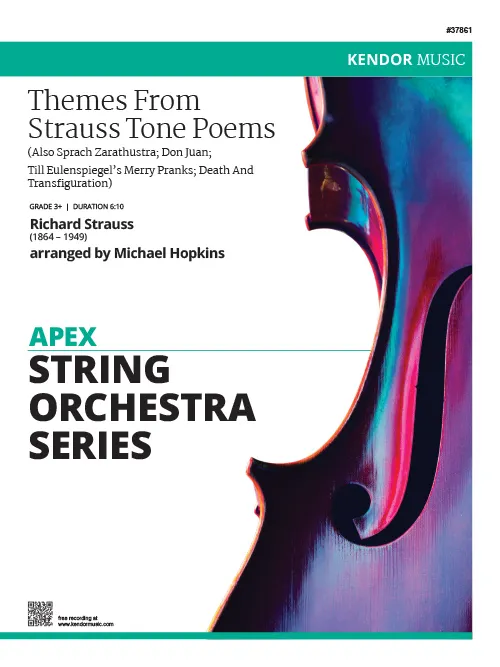 Kendor Music Themes From Strauss Tone Poems noty pro orchestr 6:10