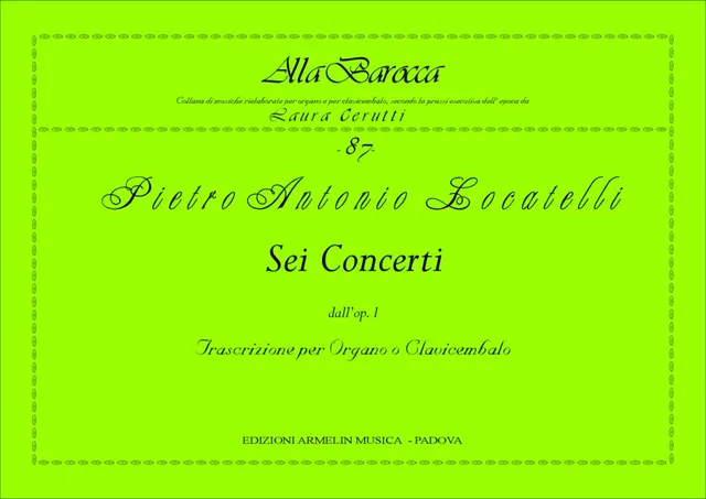 Armelin Musica 6 Concerti op. 1 noty koncerty