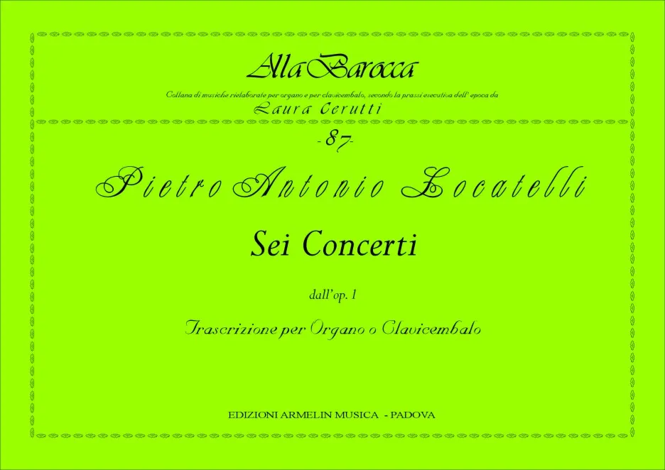 Armelin Musica 6 Concerti op. 1 noty koncerty