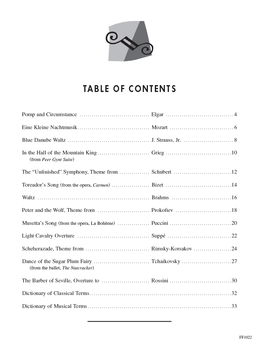 Faber Piano Adventures FunTime Piano Classics noty level 3A–3B