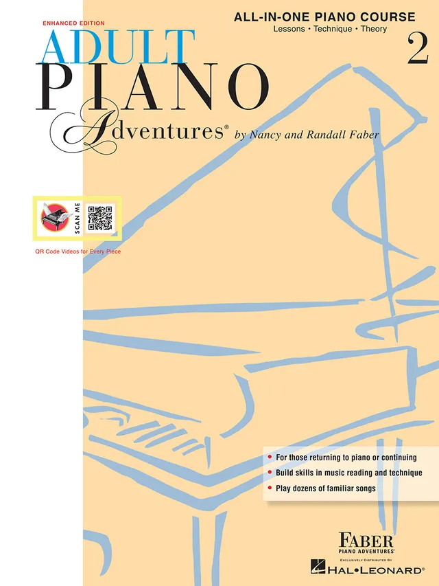 Faber Adult Piano Adventures All-in-One Book 2 škola pro dospělé