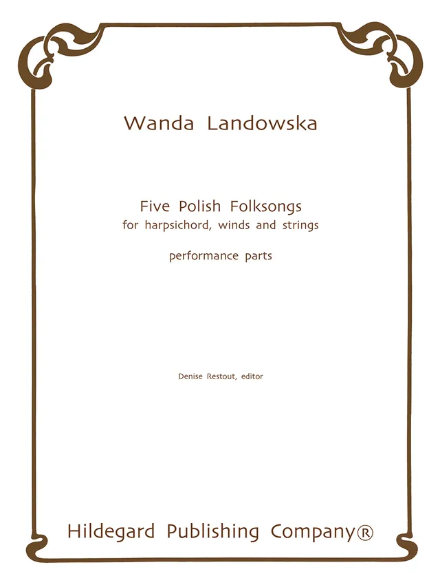 Hildegard Publishing Company Five Polish Folksongs party digitální