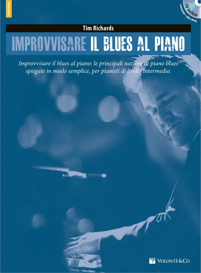 Volonte & Co Improvvisare il Blues škola pro klavír s CD
