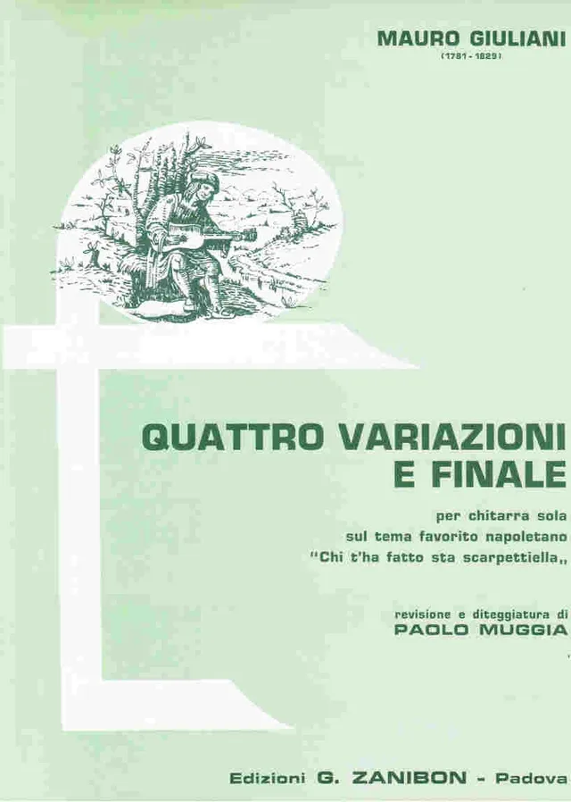 Armelin Musica Quattro variazioni e finale noty klavír