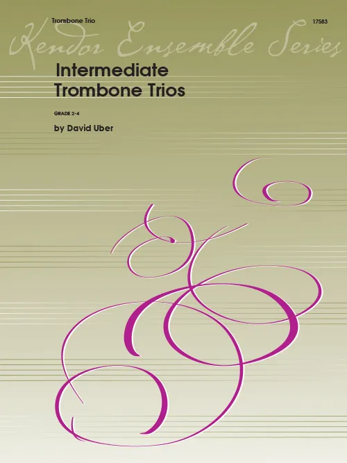 Kendor Music Intermediate Trombone Trios noty 20 trií