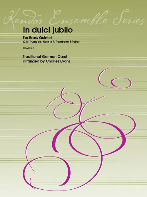 Kendor Music In dulci jubilo partitura 6/8 chorál
