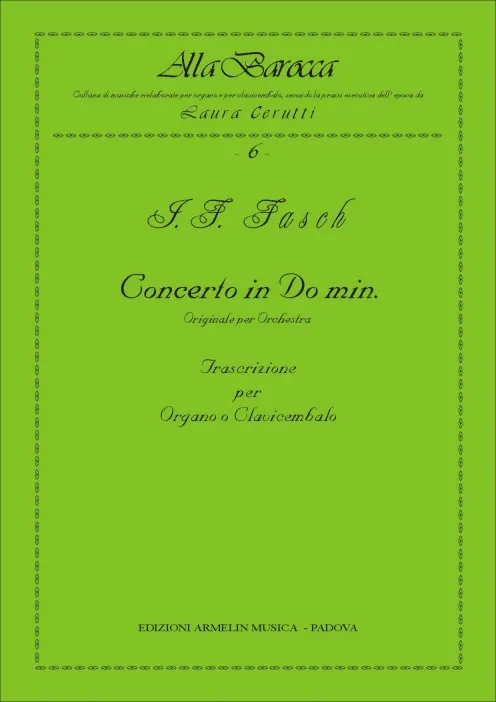Armelin Musica Concerto in Do minore noty c moll