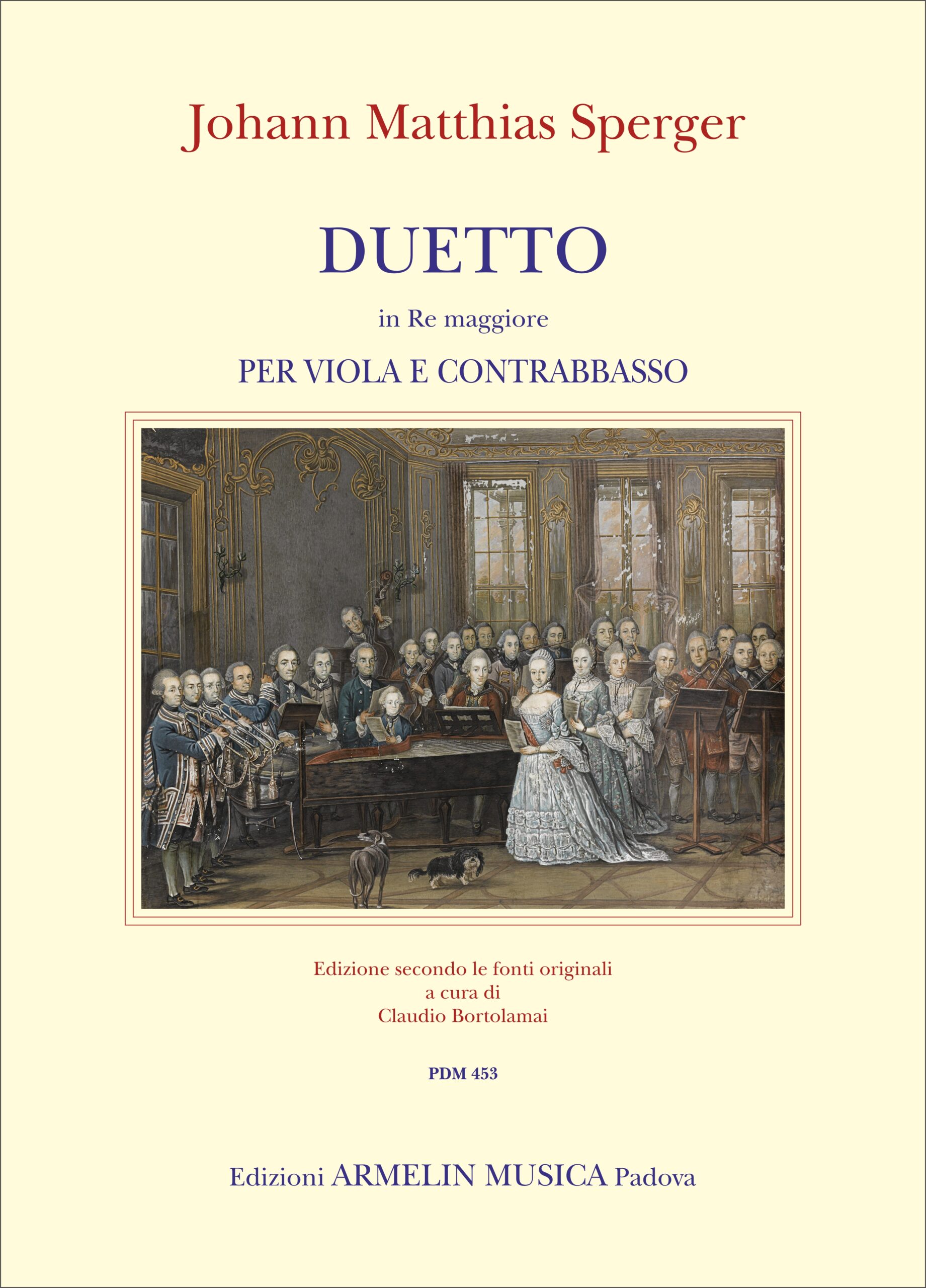 Armelin Musica Duetto in Re maggiore noty pro duo