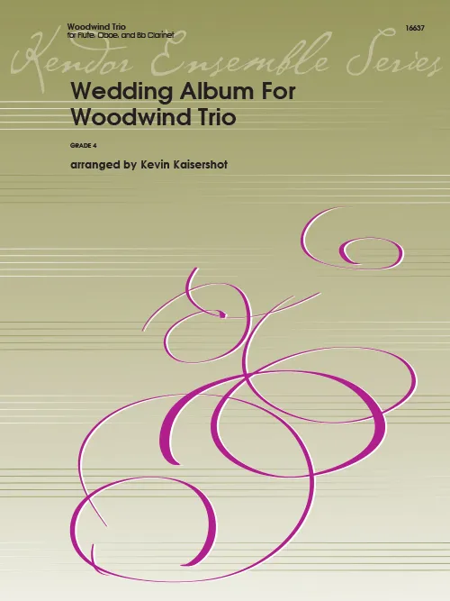 Kendor Music Wedding Album noty dechové trio