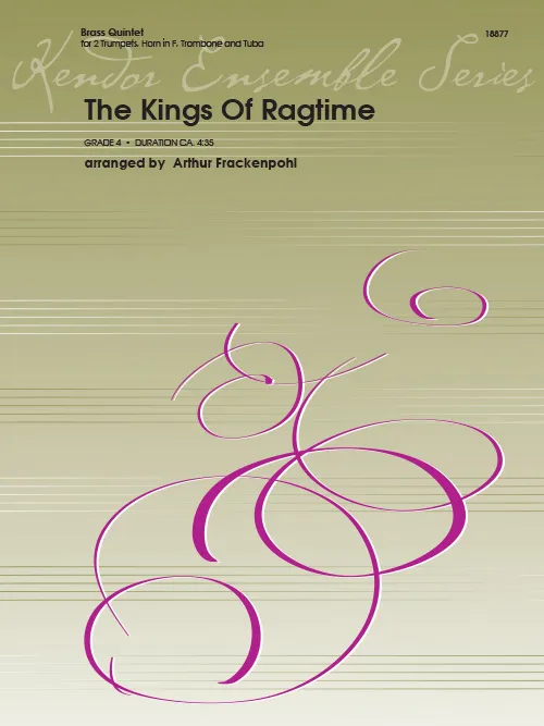 Kendor Music The Kings of Ragtime noty žesťové kvinteto