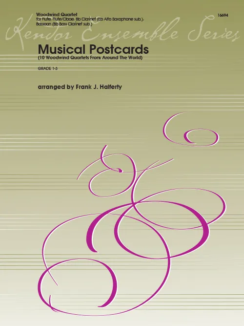 Kendor Music Musical Postcards noty 10 skladeb
