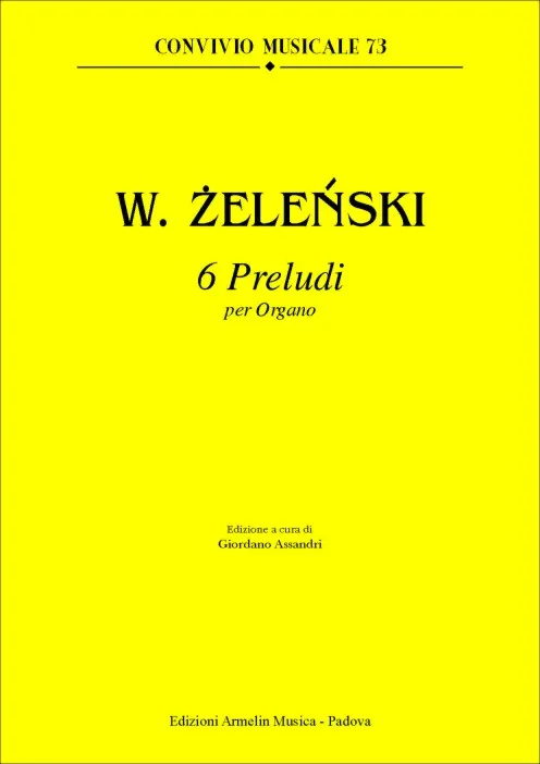 Armelin Musica 6 Preludi per Organo noty pro varhany