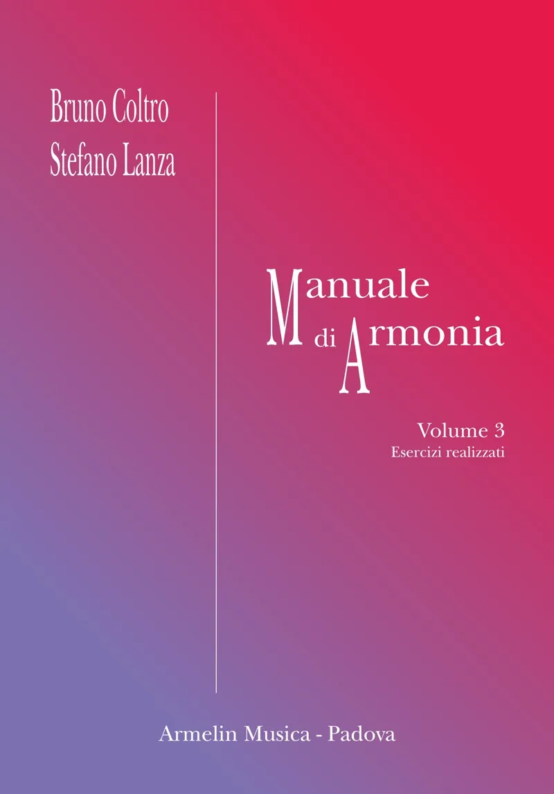 Armelin Musica Manuale di Armonia Vol. 3 učebnice harmonie