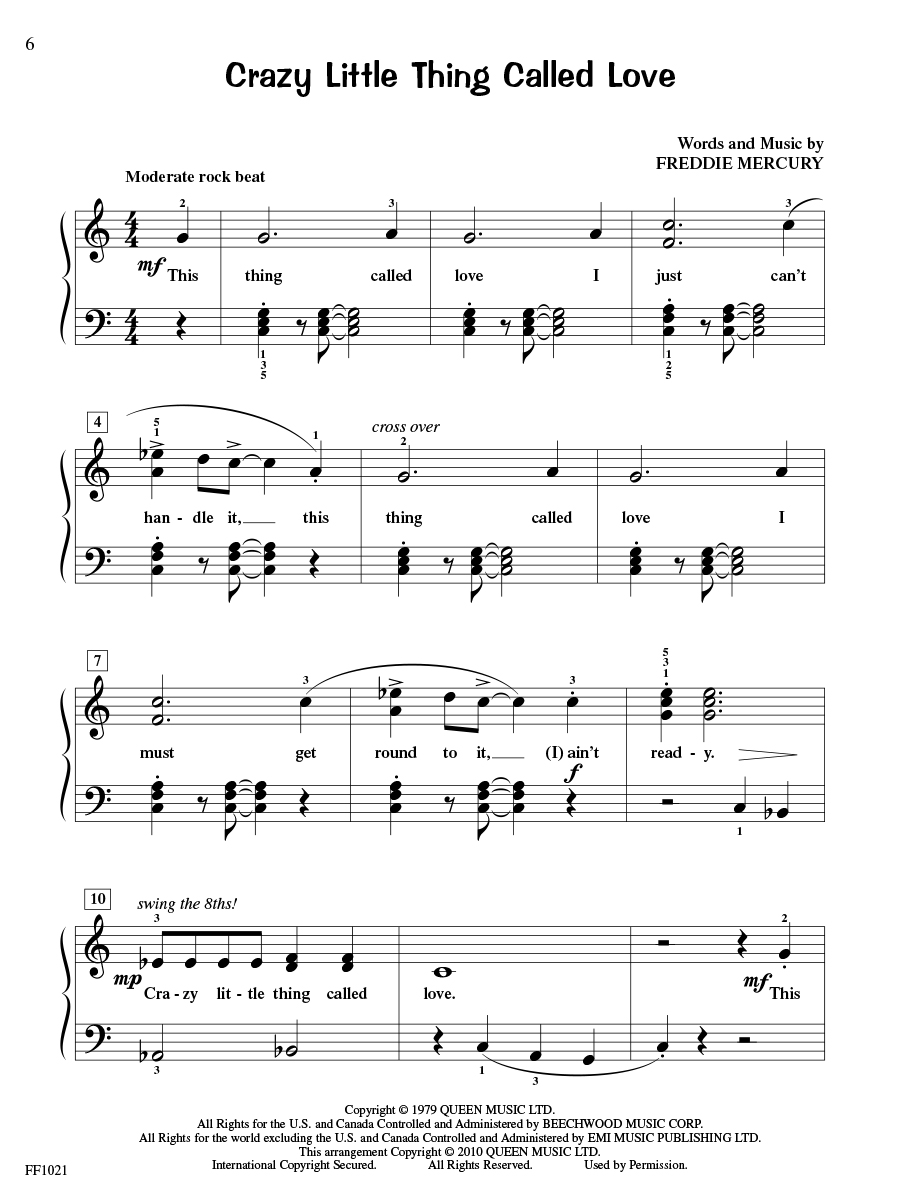 Faber ChordTime Piano Rock n Roll noty pro klavír 2B
