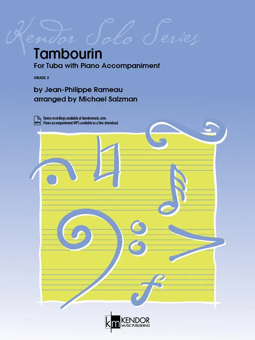 Kendor Music Tambourin noty Rameau baroko