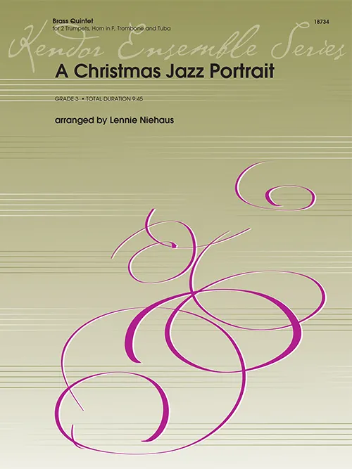 Kendor Music A Christmas Jazz Portrait noty pro žesťový kvintet