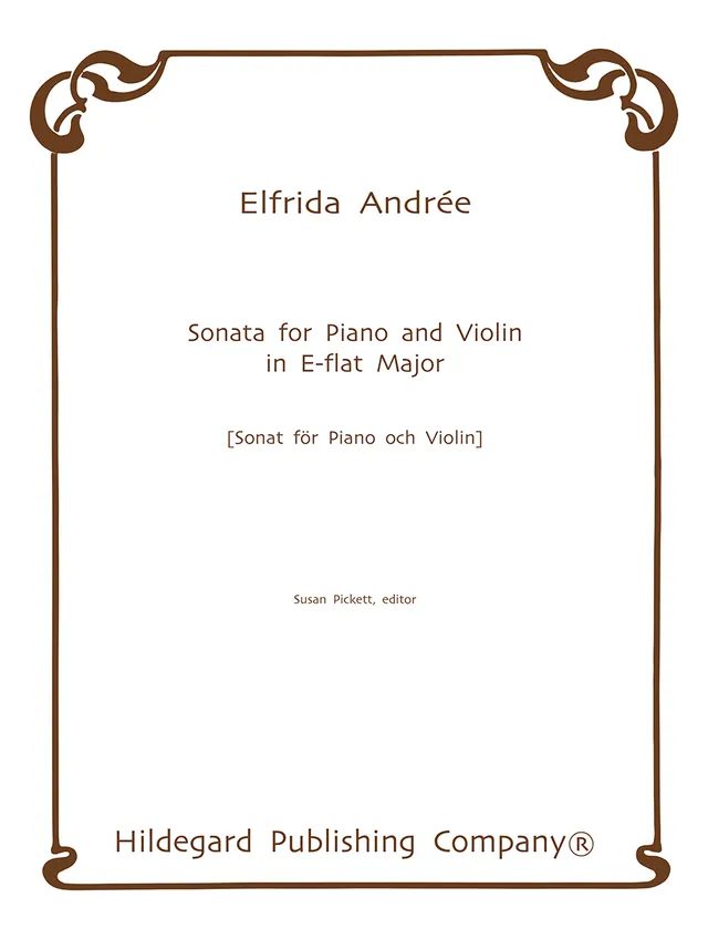 Hildegard Publishing Sonata E-Flat Major noty housle klavír