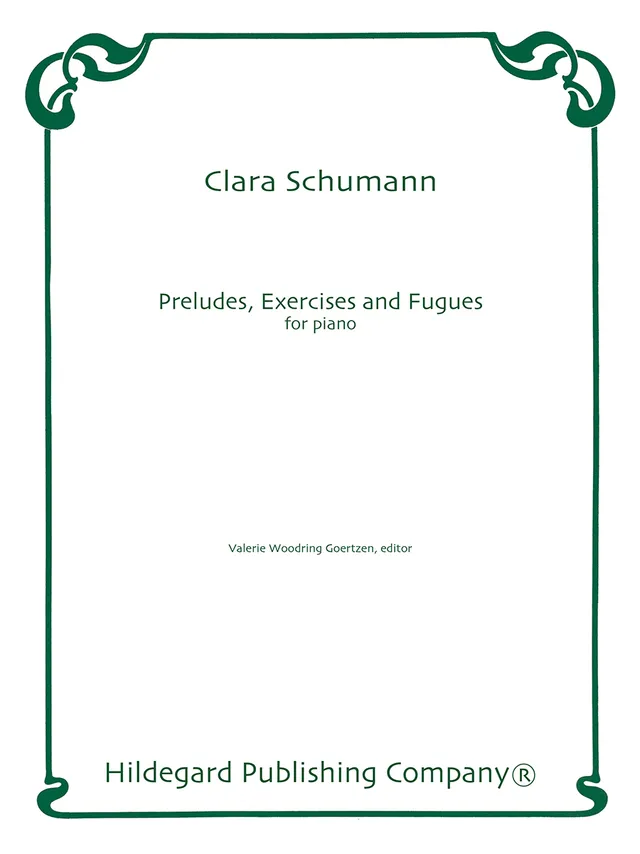 Hildegard Clara Schumann Preludes noty klavír digitální