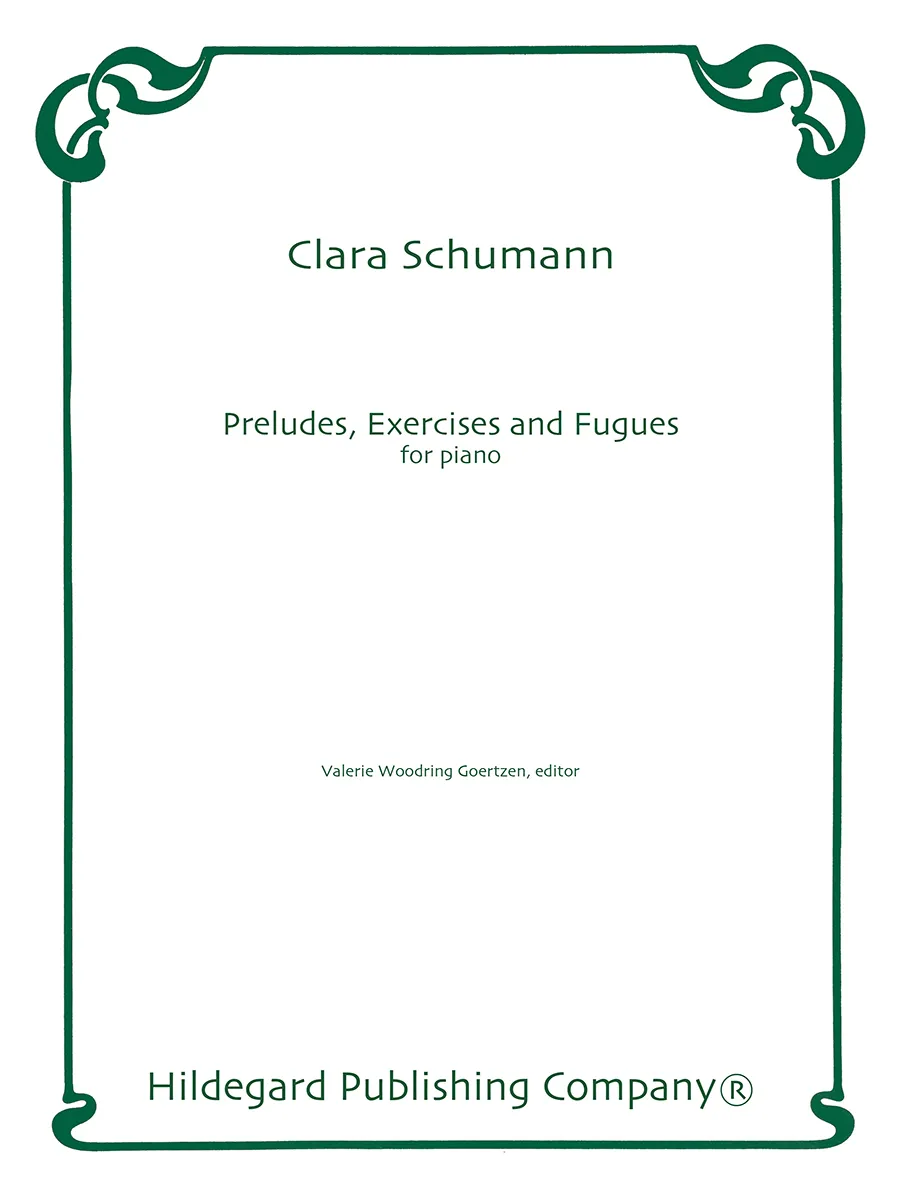 Hildegard Clara Schumann Preludes noty klavír digitální