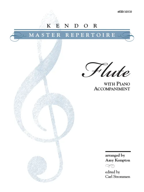 Kendor Master Repertoire Flute noty flétna klavír 8 skladeb