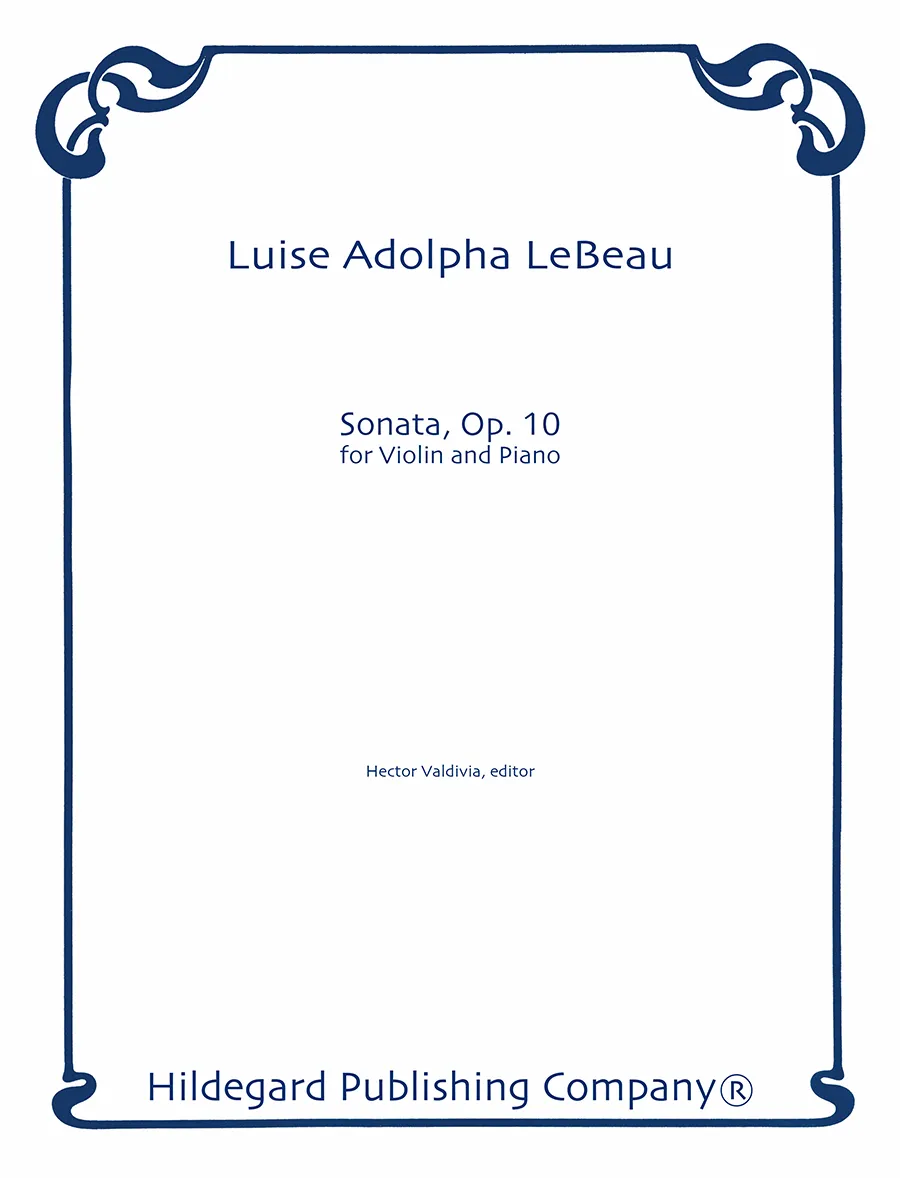 Hildegard Publishing Company Sonata for Violin & Piano Op. 10 noty