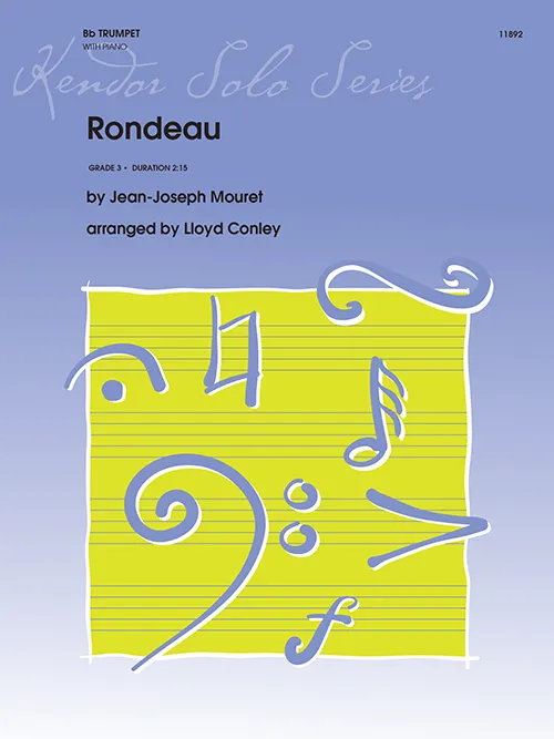 Kendor Rondeau noty pro trubku s klavírem Mouret