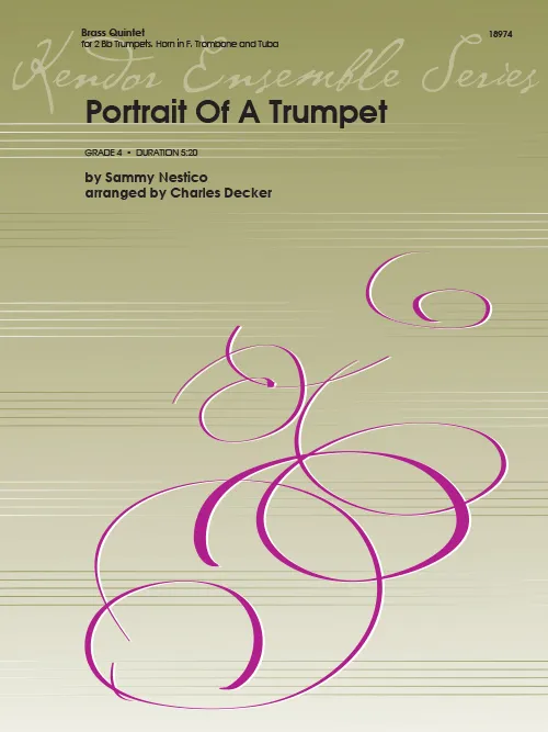 Kendor Music Portrait Of A Trumpet partitura žesťový kvintet