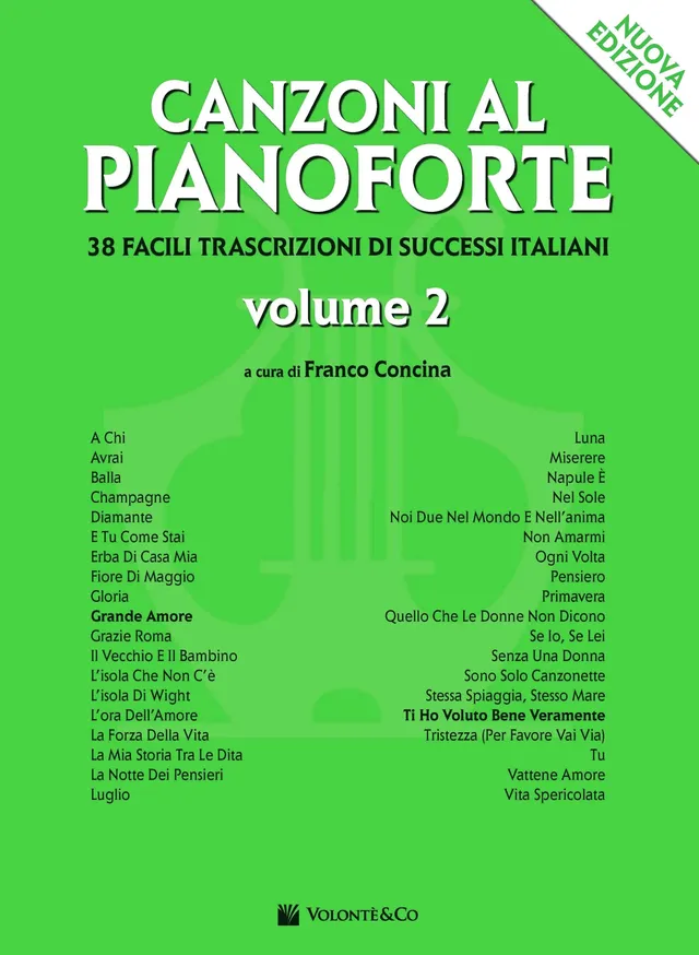 Volonte & Co Canzoni al Pianoforte Vol.2 noty pro klavír nové vydání