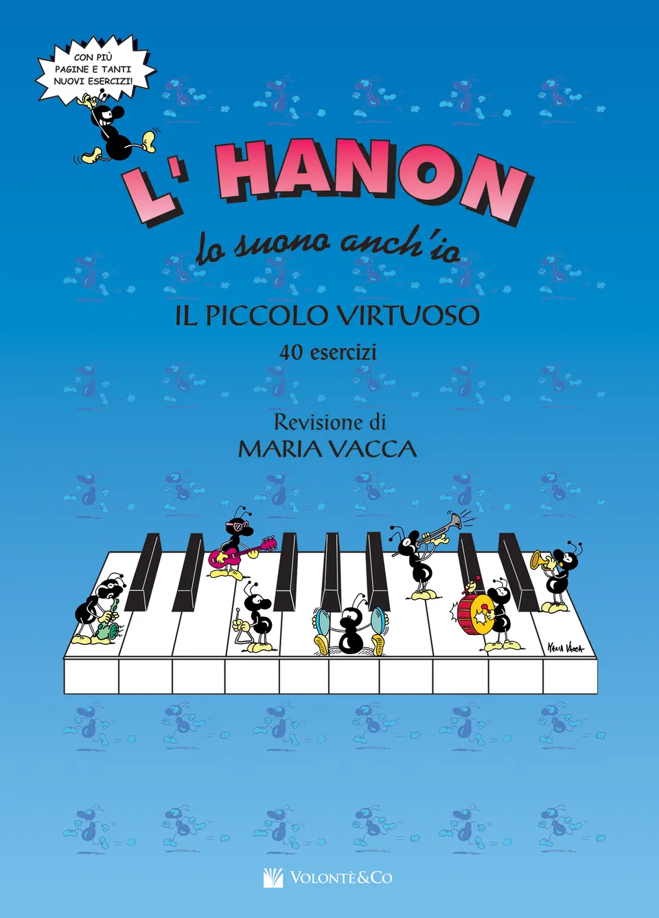 Volonte & Co L'Hanon lo Suono Anch'Io klavírní cvičení