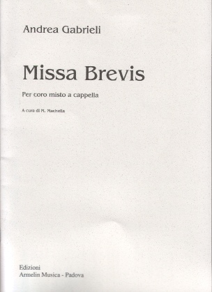Armelin Musica Missa Brevis noty pro sbor