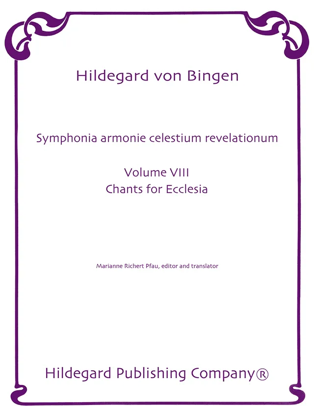 Hildegard Publishing Volume VIII Chants for Ecclesia noty zpěv