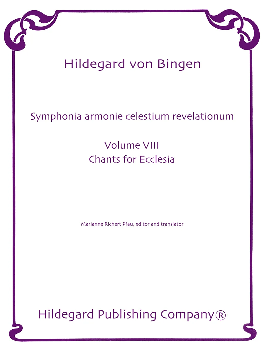 Hildegard Publishing Volume VIII Chants for Ecclesia noty zpěv