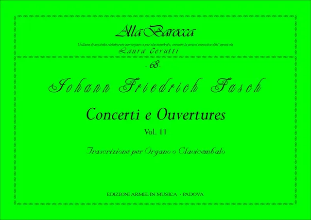 Armelin Musica Concerti e Ouvertures vol. 11 partitura