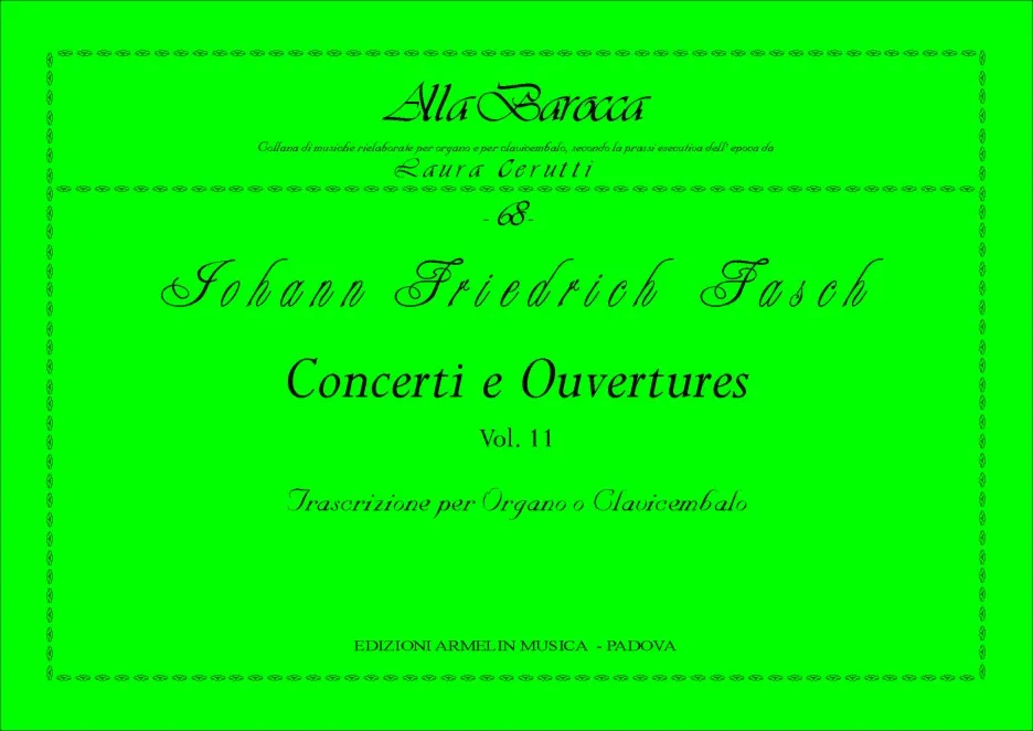 Armelin Musica Concerti e Ouvertures vol. 11 partitura
