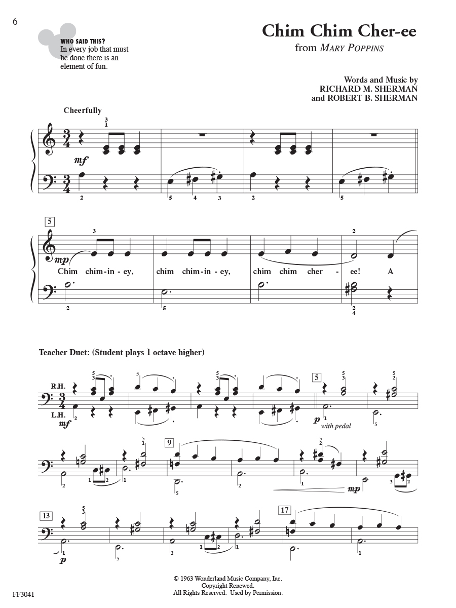 Faber Piano Adventures ShowTime Piano Disney noty level 2A