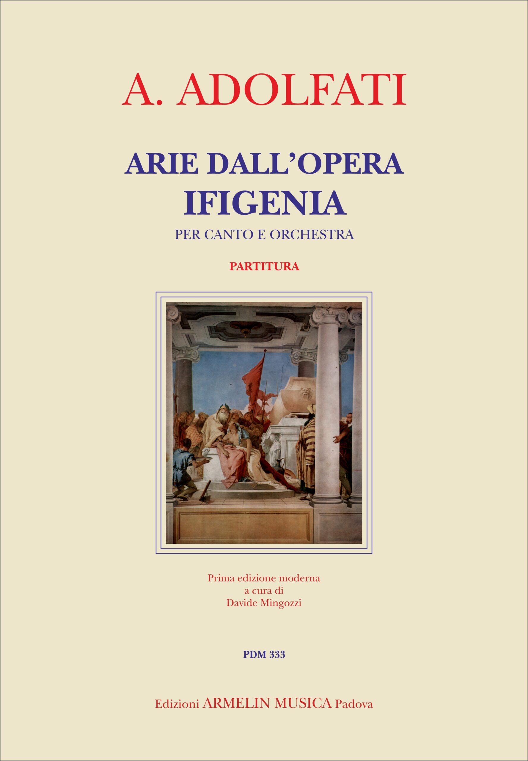 Armelin Musica Arie dall’opera Ifigenia noty zpěv