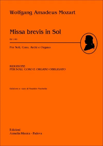 Armelin Musica Missa brevis in Sol maggiore KV 140 noty