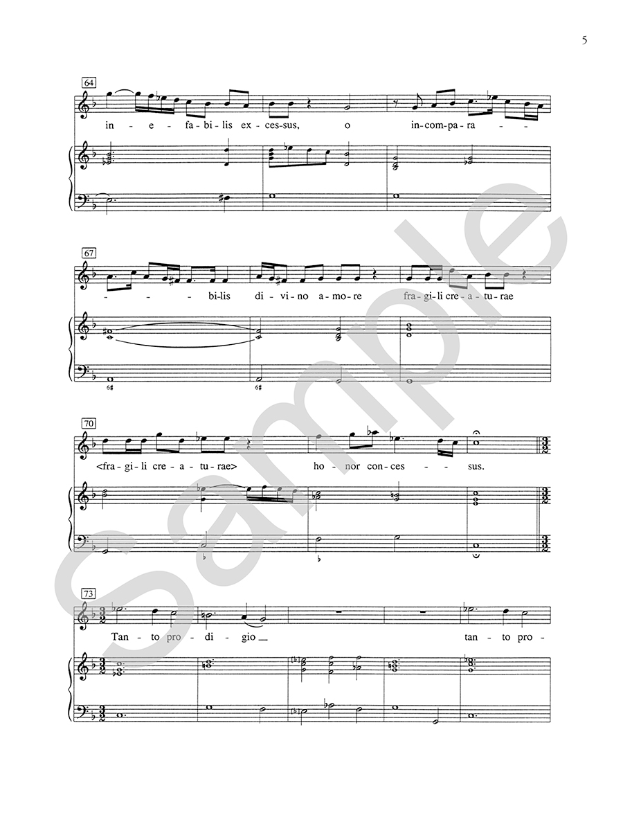 Hildegard Publishing Pane angelico Badalla noty pro hlas