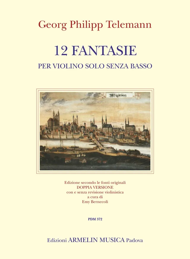 Armelin Musica 12 Fantasie TWV 40:14-25 noty pro housle solo