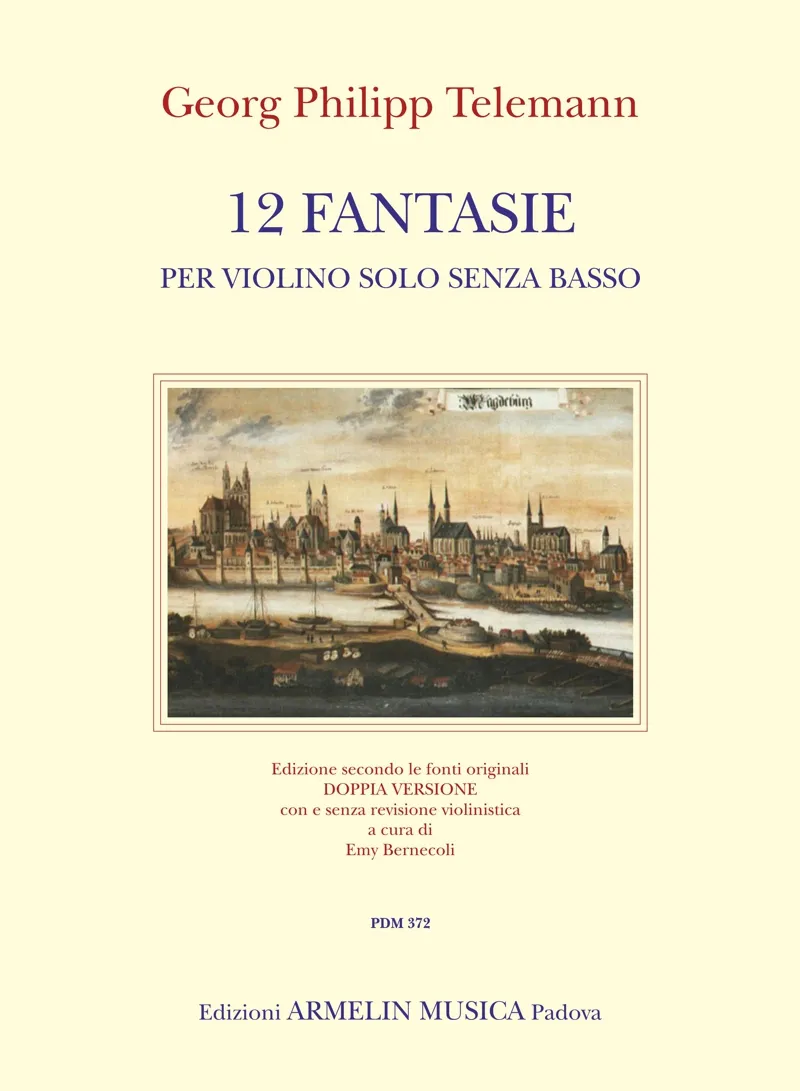 Armelin Musica 12 Fantasie TWV 40:14-25 noty pro housle solo
