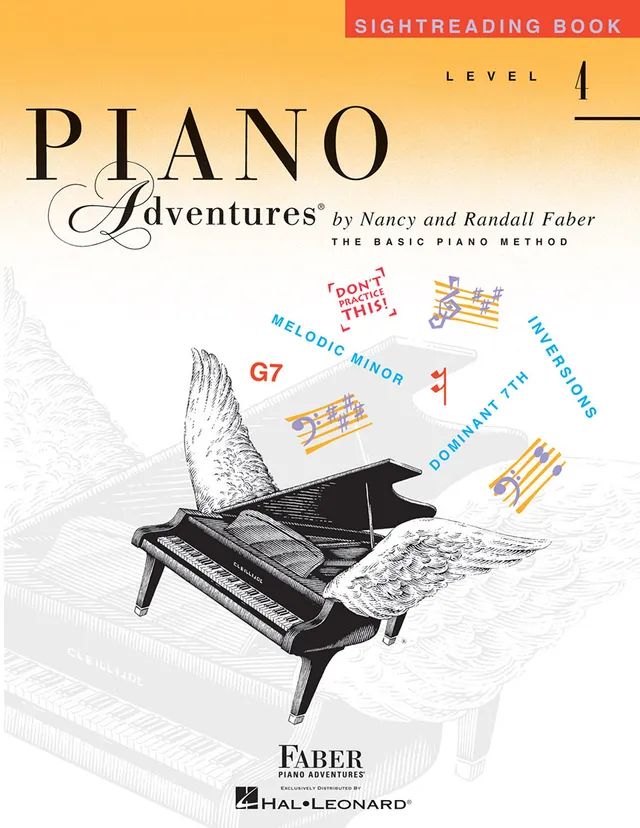 Faber Piano Adventures Level 4 Sightreading Book noty