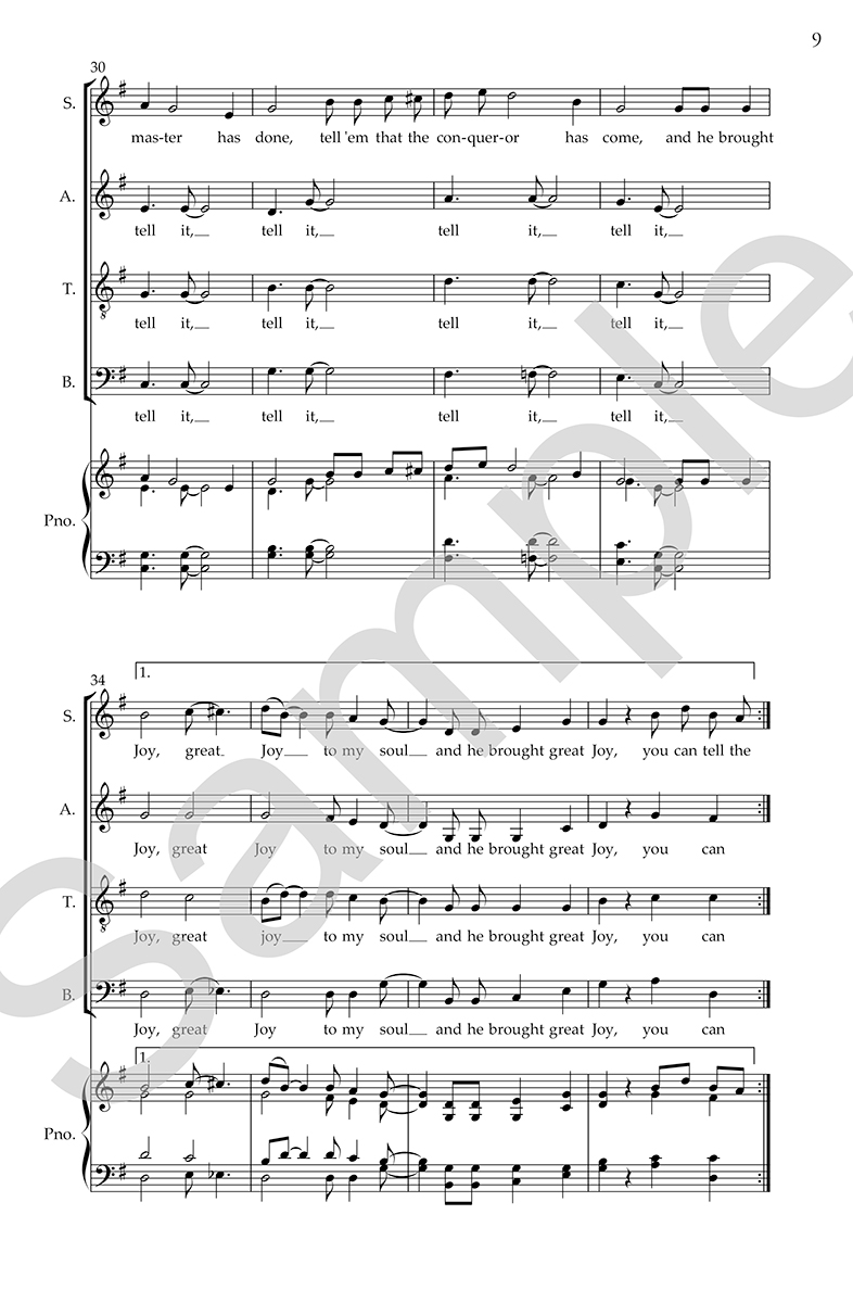 Hildegard You Can Tell the World noty SATB a cappella
